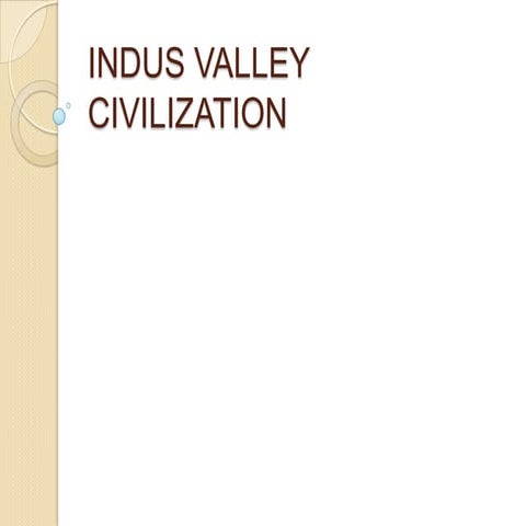 Indus valley civilization