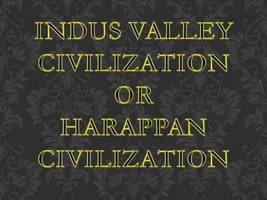Indus valley civilization(original)