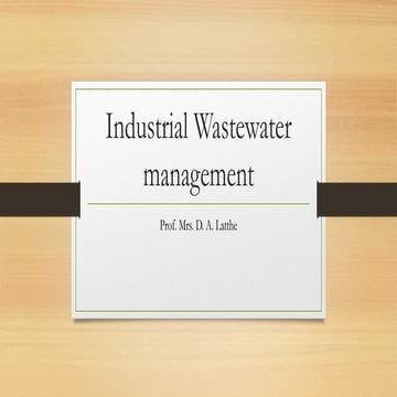 Industrial waste management- Reduction , Equalization, Neutralization