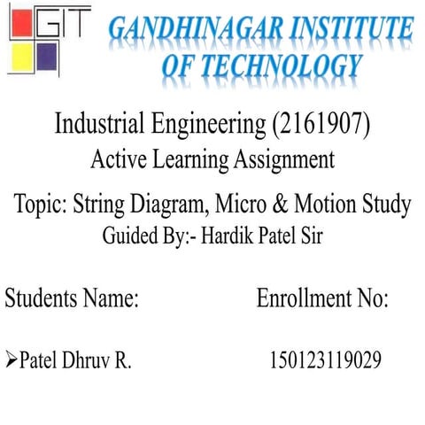 Indutrual engieneering