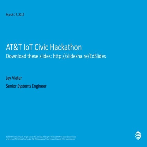 AT&T IoT Civic Hackathon @ IndyPy