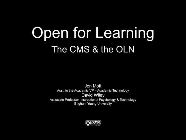 in education Webinar - Mott & Wiley