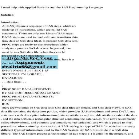 I need help with Applied Statistics and the SAS Programming Language.pdf