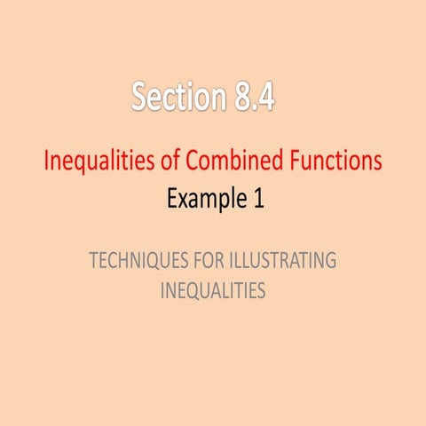 Inequalities of combined functions