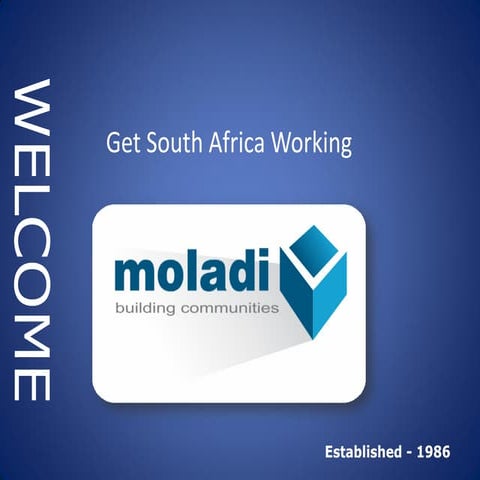Inequality - Empower people to help themselves moladi