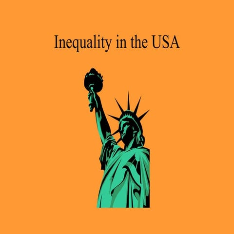 Inequality In The Usa | PPT