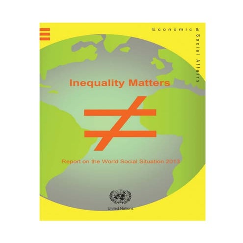 Report on World Social Situation 2013: Inequality Matters