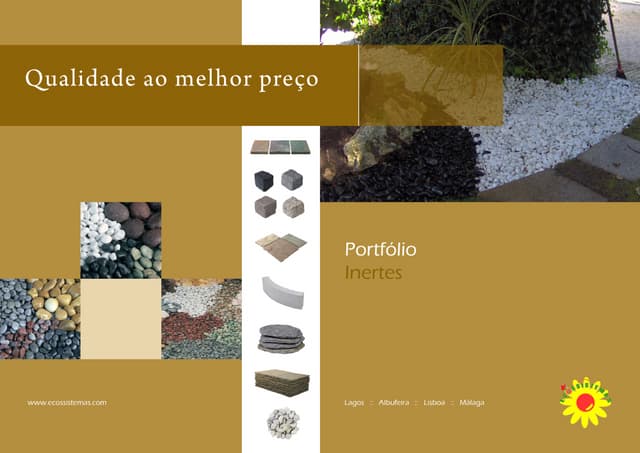 Inertes e tipos de pavimentos