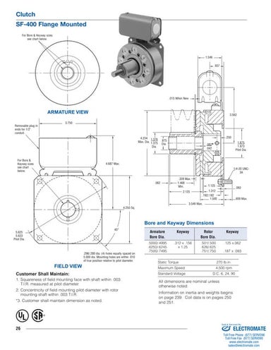 Inertia dynamics f400f_specsheet