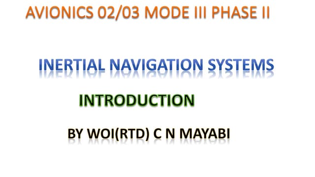 INERTIAL NAVVIGATION SYSTEM.pptx