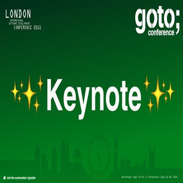 Agile, Lean, Rugged: The Paper Edition - Ines Sombra's keynote at GOTO London