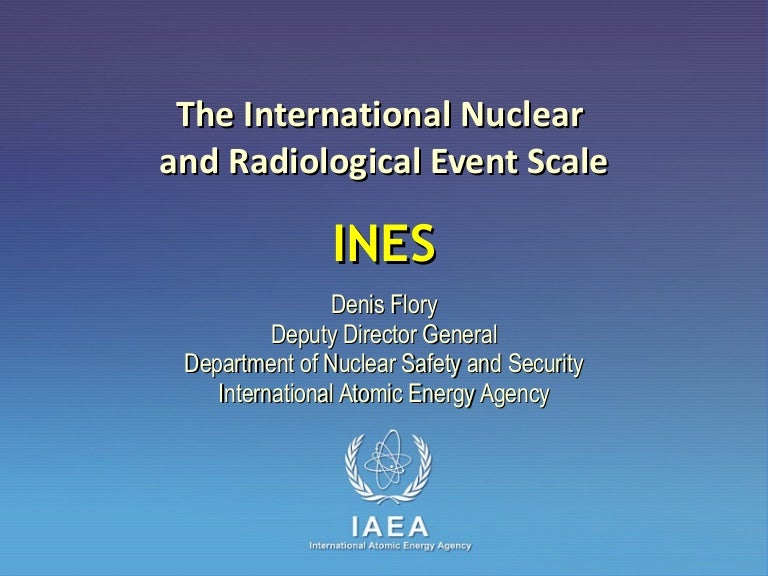 International Nuclear And Radiological Events Scale – LJNN