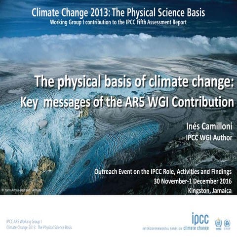 The physical basis of climate change: Key messages of the AR5 WGI Contribution