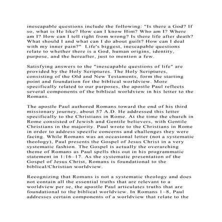 CJUS 550Research Paper Biblical Worldview Assignment Instru | DOCX