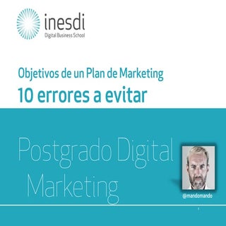 10 errores a evitar en los Objetivo...