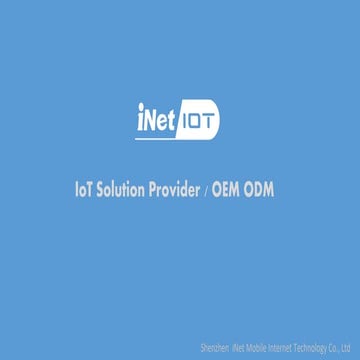 iNet-IoT company introduction | PDF