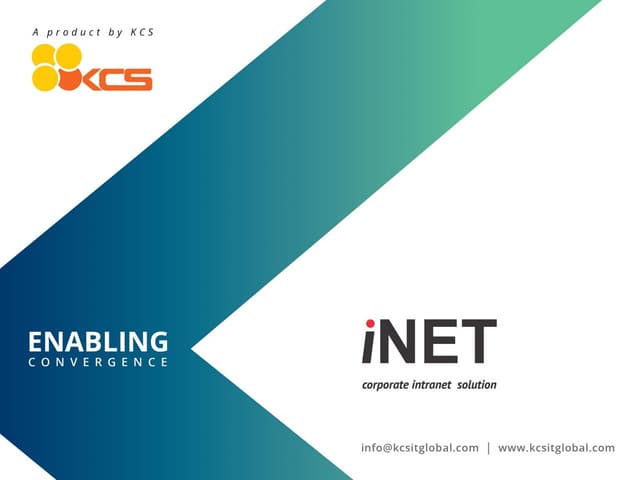 iNET -  Intranet Management Solution