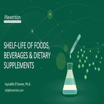Shelf life of food | PDF