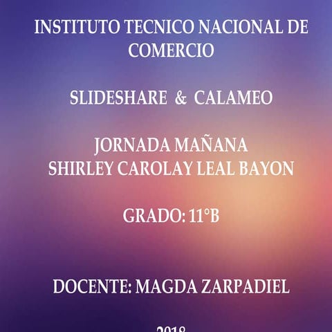 DESVENTAJAS Y VENTAJA DE SLIDESHARE Y CALAMEO 