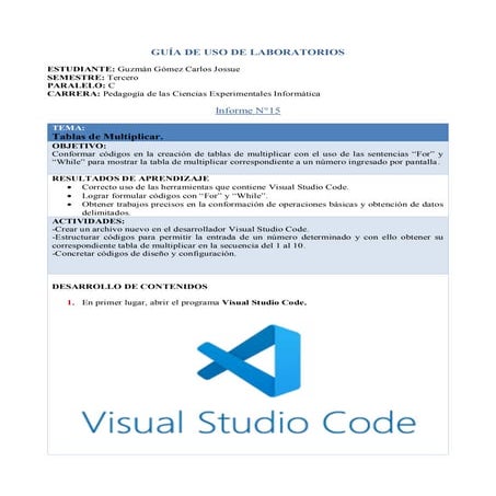 Inf 15 (while y for) tablas de multiplicar