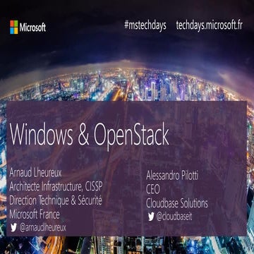 OpenStack et Windows