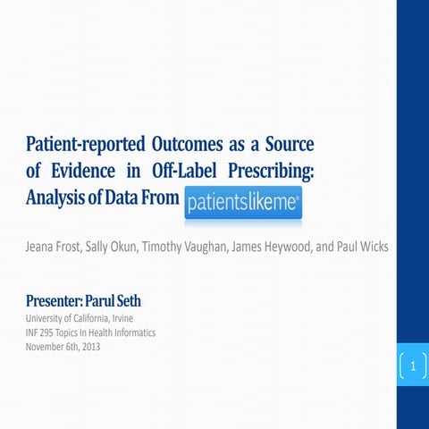 Off label use of drugs | PPTX