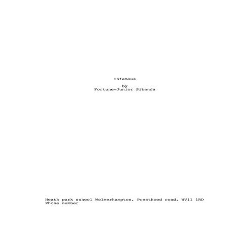 Infamous script for media (pdf) | PDF