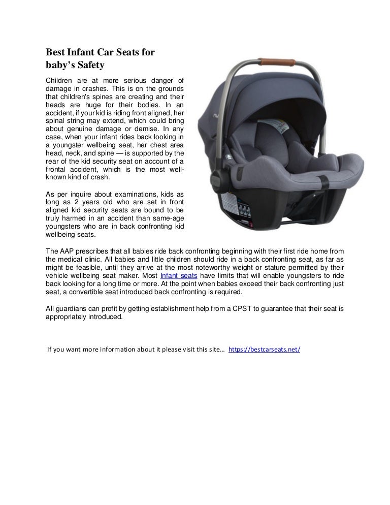 best infant car seat