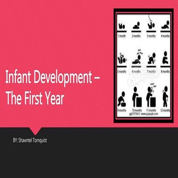 Infant development – the first year