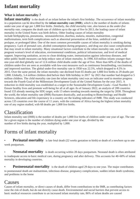 Determinants of under five children morbidity and mortality | PPTX ...
