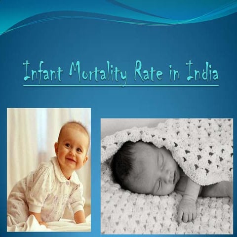 Infant mortality rate