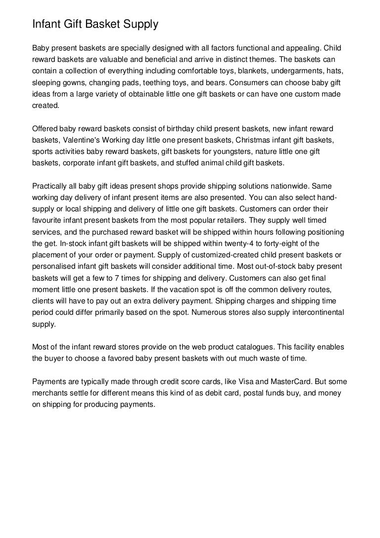 baby present delivery