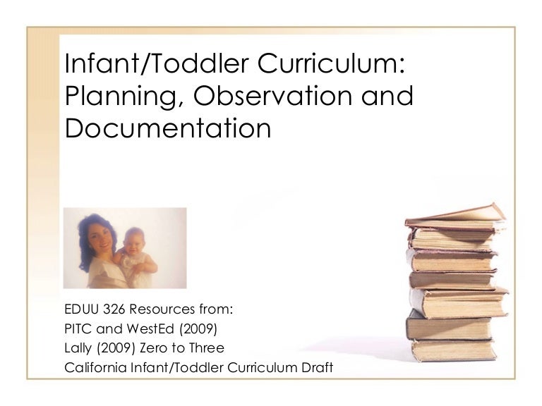 Infant toddler curriculum
