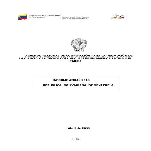 ACUERDO REGIONAL DE COOPERACIÓN PARA LA PROMOCIÓN DE LA CIENCIA Y LA TECNOLOG...