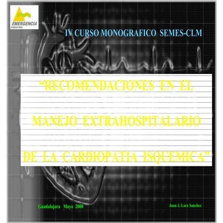 Cardiopatía Isquémica Tto Extrahospitalario