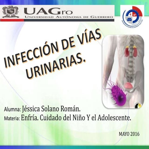 Infección de vías urinarias en pediátricos