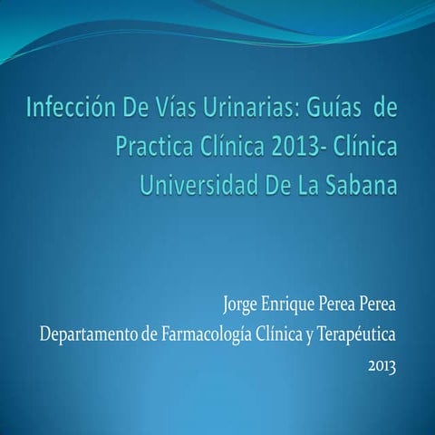 Infección de vías urinarias gpc