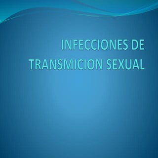 Infecciones de transmicion sexual
