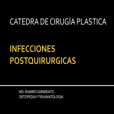 Infecciones postquirurgicas