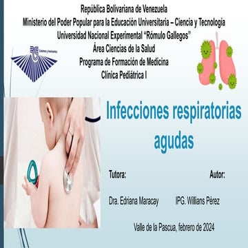 Infecciones respiratorias agudas en Pediatría