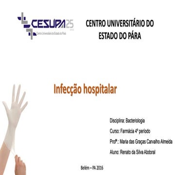 prevenção da Infecção hospitalar