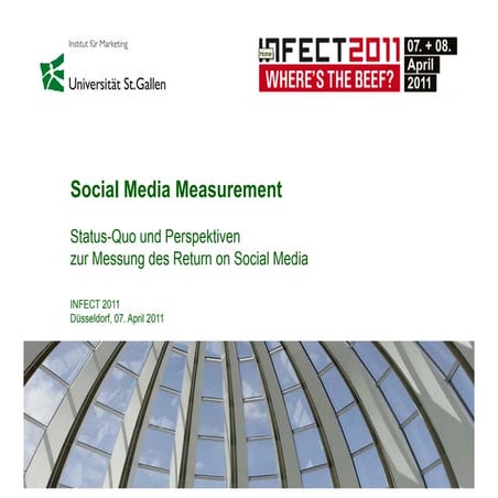 INFECT 2011 | Social Media Measurement