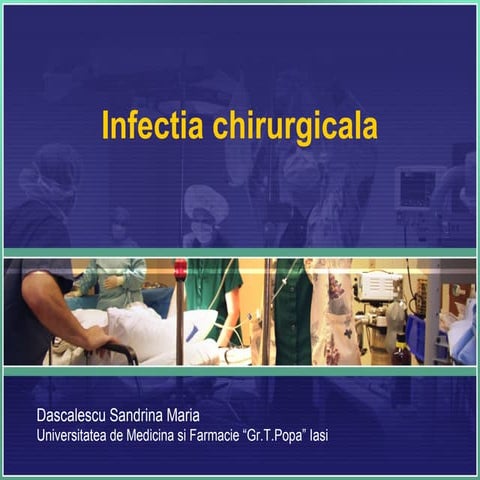 Infectia chirurgicala | PPT