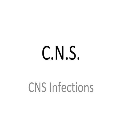 Diagnostic Imaging of Central Nervous System Infections