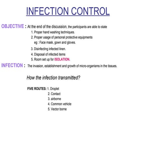 Infection Control