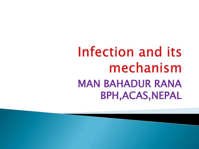 Infection and its mechanism