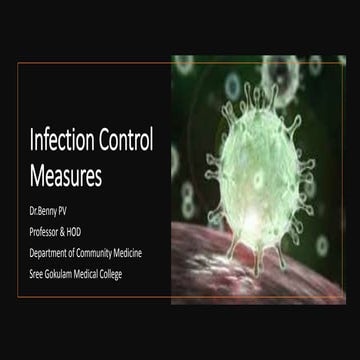 Infection Control Measures in Covid 19