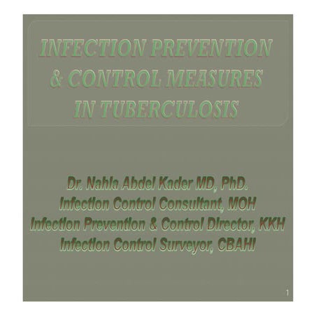 Infection Control Guidelines in Tuberculosis [compatibility mode]