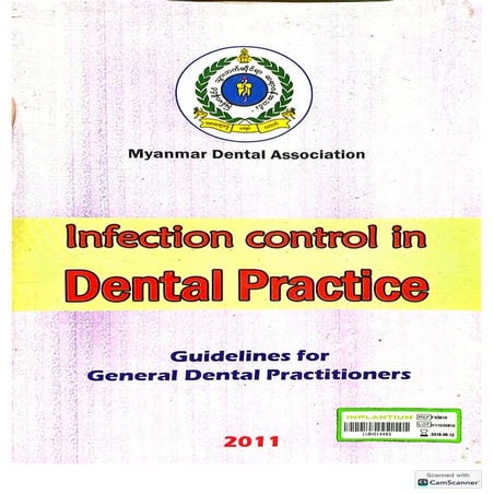 Infection Control in Dental Practice _ Myanmar Dental Association, 1st editio...