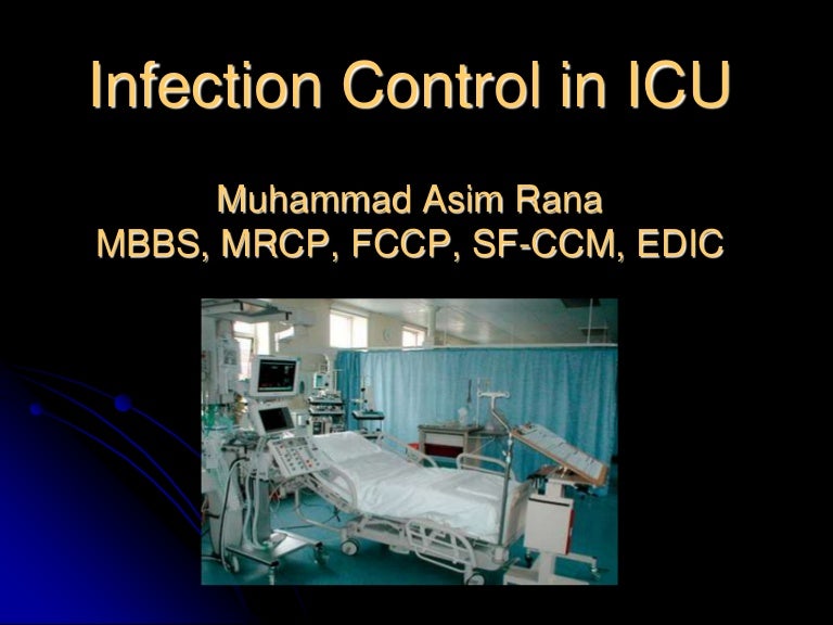 Infection control in icu